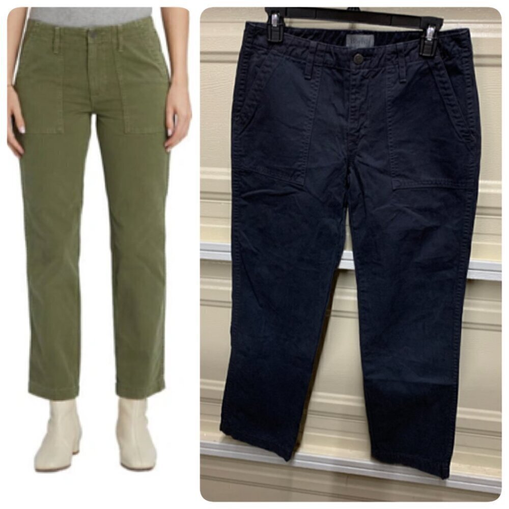 Boyish Womens The Logan Organic Cotton Utility Pant Sz 26 in seventh Seal Gray